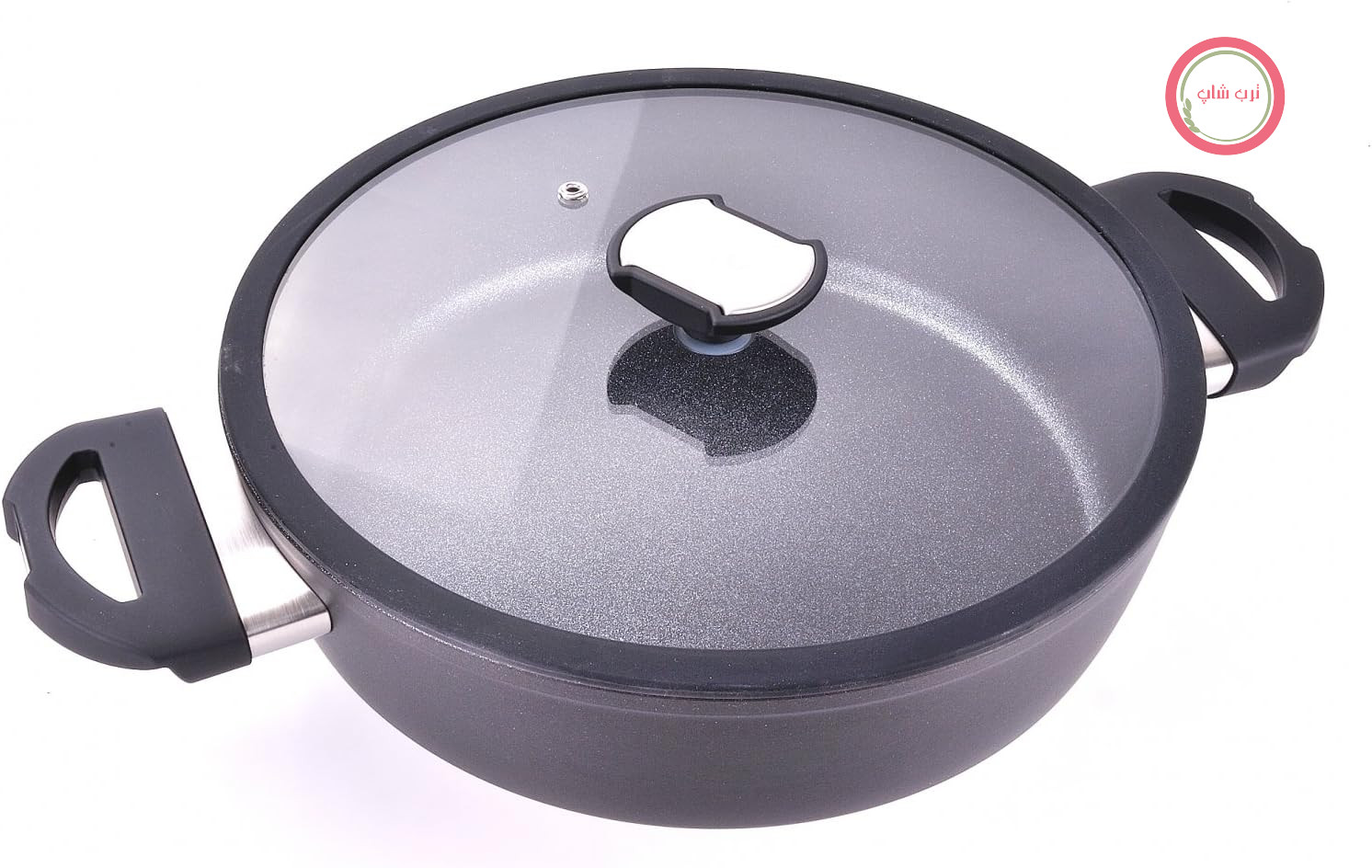ماهیتابه برندس آلمان مدل 21266 از جنس آلومینیوم، 28 سانتی‌متر، مشکی