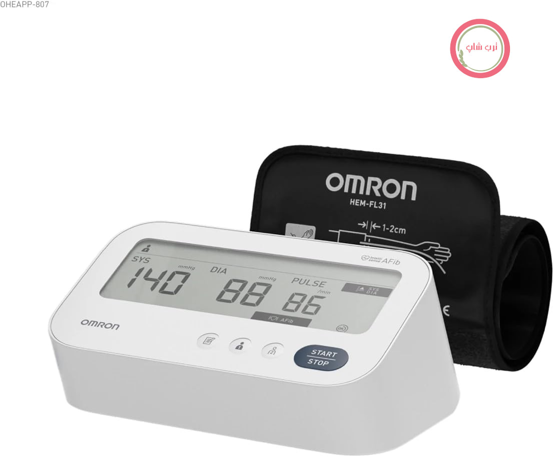 فشارسنج بازویی امرون ژاپن OMRON M3 Comfort AFib - فشارسنج خودکار بازویی، تشخیص فیبریلاسیون دهلیزی + کاف IntelliWrap، اندازه‌گیری ۳ برابری، حافظه ۲ برابری - ایده‌آل برای خانه و پیشگیری