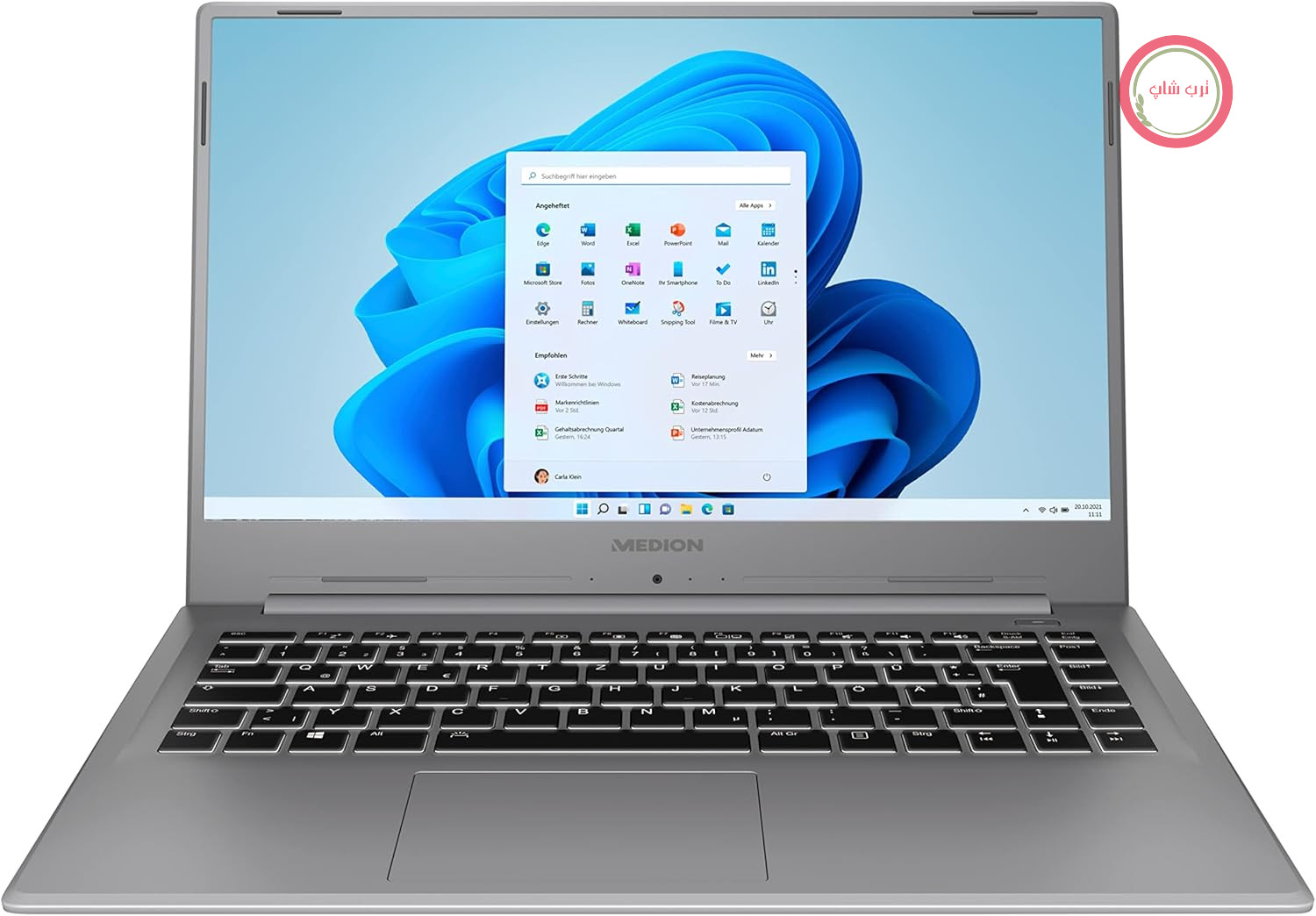 لپ‌تاپ ۱۵.۶ اینچ مدیون آلمان MEDION P15651 فول اچ‌دی با Core i5، رم 8GB و SSD 512GB