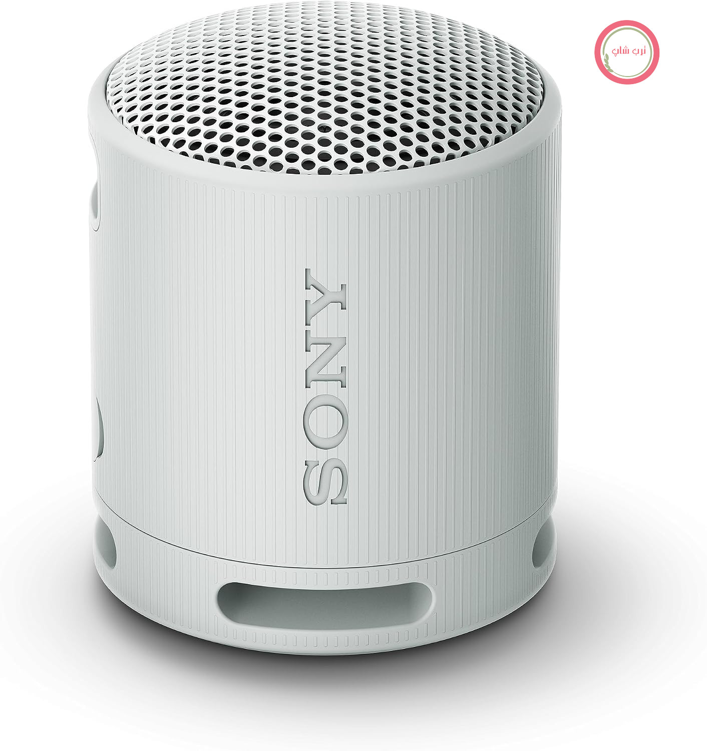 سونی SRS-XB100 - بلندگوی بلوتوث بی‌سیم، قابل حمل، سبک، جمع و جور، مناسب برای فضای باز، بلندگوی مسافرتی، بادوام، مقاوم در برابر آب و گرد و غبار با استاندارد IP67، عمر باتری 16 ساعته، بند حمل، عملکرد هندزفری، خاکستری