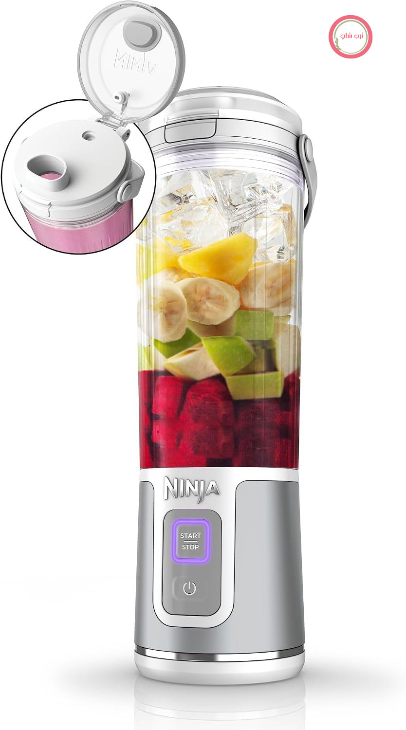 اسموتی ساز قابل حمل نینجا آمریکا بلاست Ninja BC151EUWH فنجان ۵۳۰ میلی لیتری، سفید