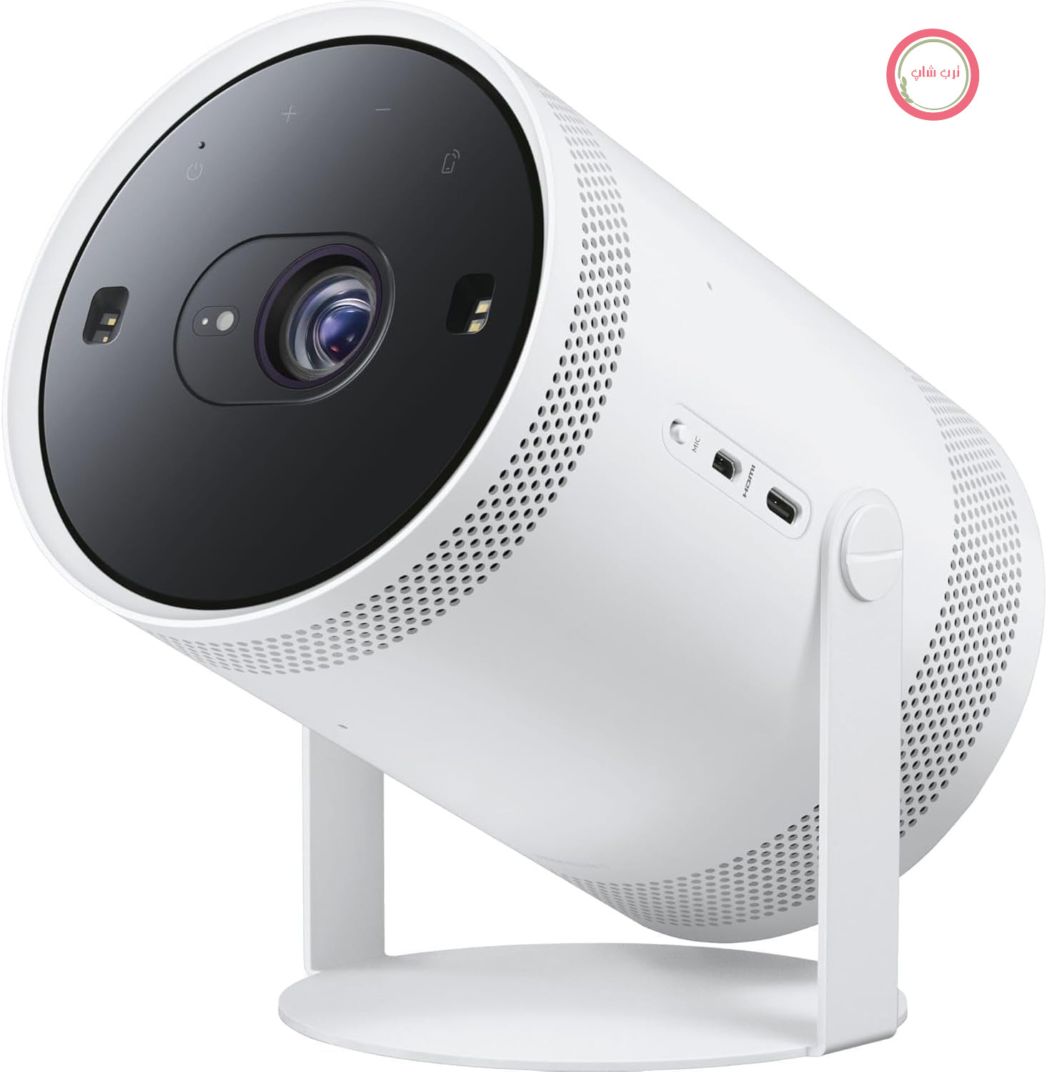 پروژکتور LED قابل حمل سامسونگ مدل Freestyle، فول اچ‌دی، HDR10، پروژکتور با طراحی همه‌کاره، تنظیم خودکار، صدای 360 درجه، SP-LFF3CLAXXXE [2023؛ مدل آلمانی]