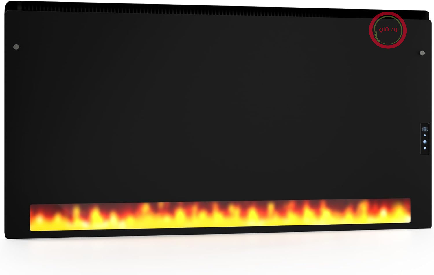بخاری دیواری مادون قرمز Klarstein 1300W – IPX4، گرافن و شیشه، جلوه شعله، LED لمسی، دیواری، کم مصرف، بخاری مادون قرمز برای حمام و اتاق نشیمن