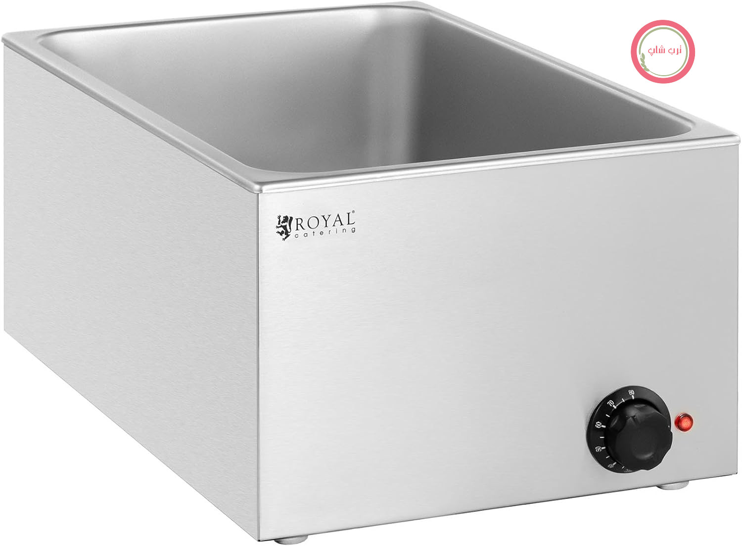 ظرف غذای گرم کن حمام آب رویال کیترینگ مدل RCBM_GN1/1_2 مدل Bain Marie 640 W GN 1/1 بدون محفظه