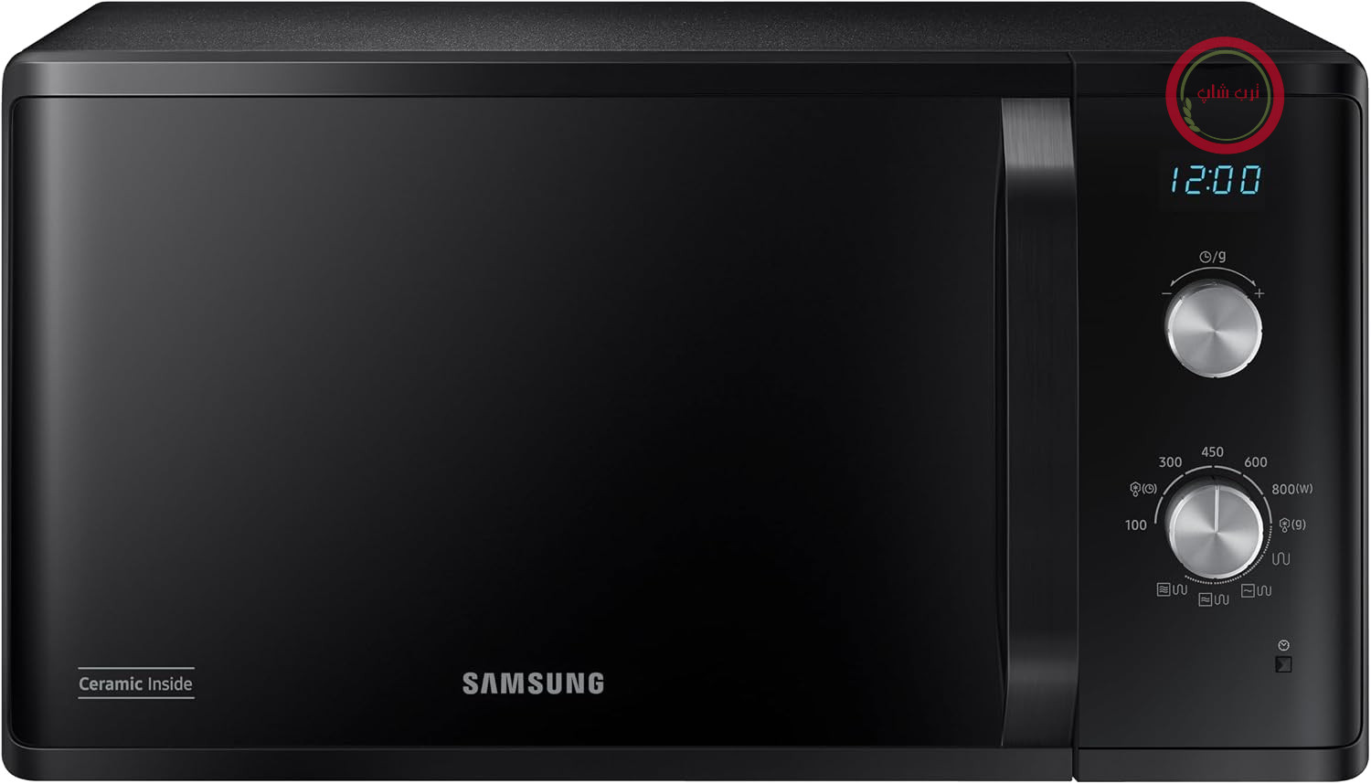 مایکروویو سامسونگ Samsung مدل با گریل، ۲۳ لیتر، ۸۰۰ وات، سیستم TDS، مشکی MG23K3614AK/E1