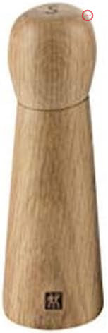 مخلوط کن نمک و ادویه چوبی - برند زویینگ - ابعاد 20x6x6 سانتی متر - دارای آسیاب سرامیکی - رنگ قهوه‌ای