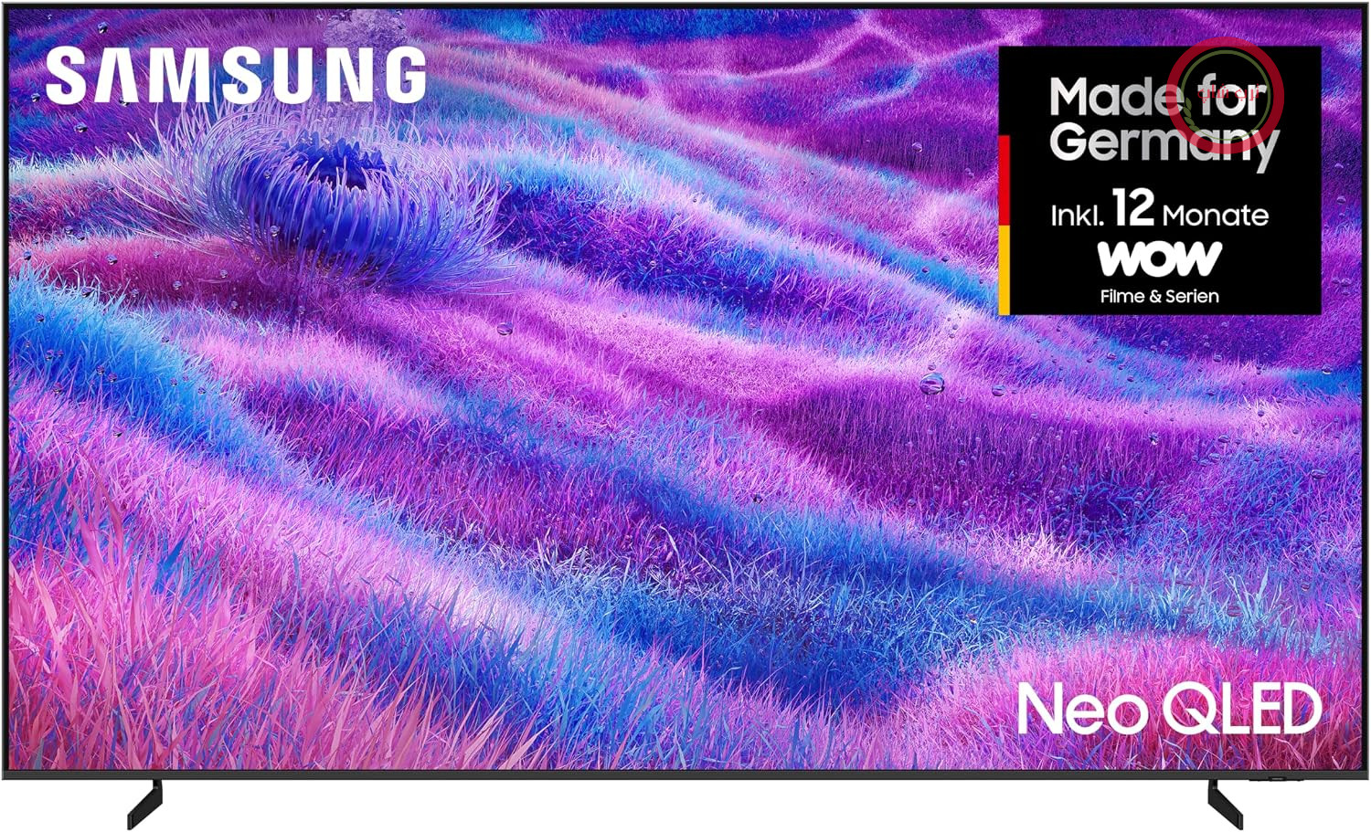 تلویزیون مینی LED سامسونگ Neo QLED 4K QN80F با اندازه ۱۰۰ اینچ (۲۵۴ سانتی‌متر)، پردازنده هوش مصنوعی NQ4 نسل دوم، هسته فناوری ماتریکس کوانتومی، ارتقاء کیفیت تصویر به ۴K، دالبی اتموس، امنیت ناکس، تلویزیون هوشمند سامسونگ ویژن با هوش مصنوعی