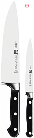 ست چاقو Zwilling Professional-S - 2 تکه - استیل ضد زنگ - نقره‌ای / مشکی - ابعاد 38x28x28 سانتی متر - 2 عدد