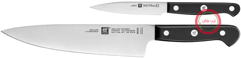 ست چاقو آشپزی ZWILLING - بدون محفظه - 2 تکه - استیل ضد زنگ - تولید آلمان - مشکی