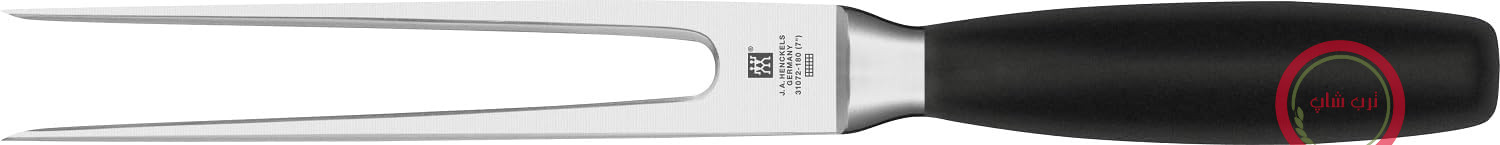 چنگال گوشت ZWILLING چهار ستاره - 18 سانتی متر - استیل ضد زنگ - دسته پلاستیکی - مشکی
