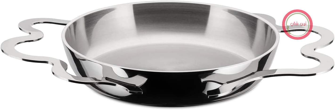 تابه تخم مرغ Alessi AM42 Tegamino با دو دسته، چند لایه براق