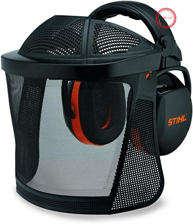 شیلد صورت کار اشتیل آلمان Stihl 0000 884 0566، محافظ گوش کوتاه، توری نایلونی، با محافظ پیشانی