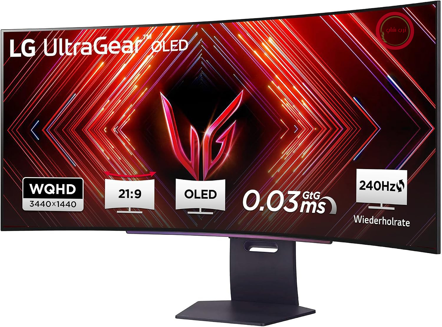 مانیتور گیمینگ ال‌جی Ultragear™ 45GS95QX-B.AEU (45 اینچ) با نسبت تصویر ۲۱:۹، منحنی ۸۰۰R