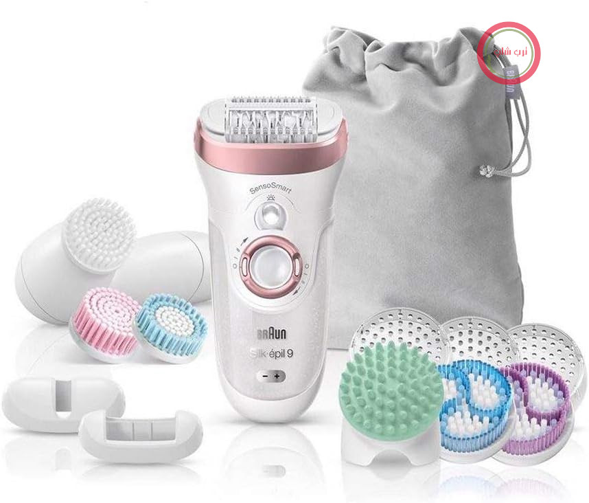 اپیلاتور Braun 9-970 Silk-épil 9 SkinSpa SensoSmart 9/970، پلاستیک، رز