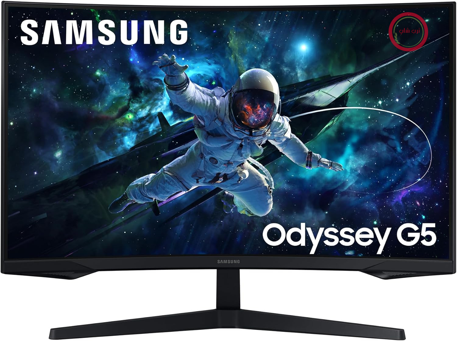 مانیتور گیمینگ منحنی سامسونگ اودیسه G55C، 32 اینچ، صفحه نمایش با پنل VA، 2560 در 1440 پیکسل، شعاع 1000R، HDR10، AMD FreeSync، 165 هرتز، زمان پاسخ 1 میلی‌ثانیه (MPRT)، LS32CG554EUXEN