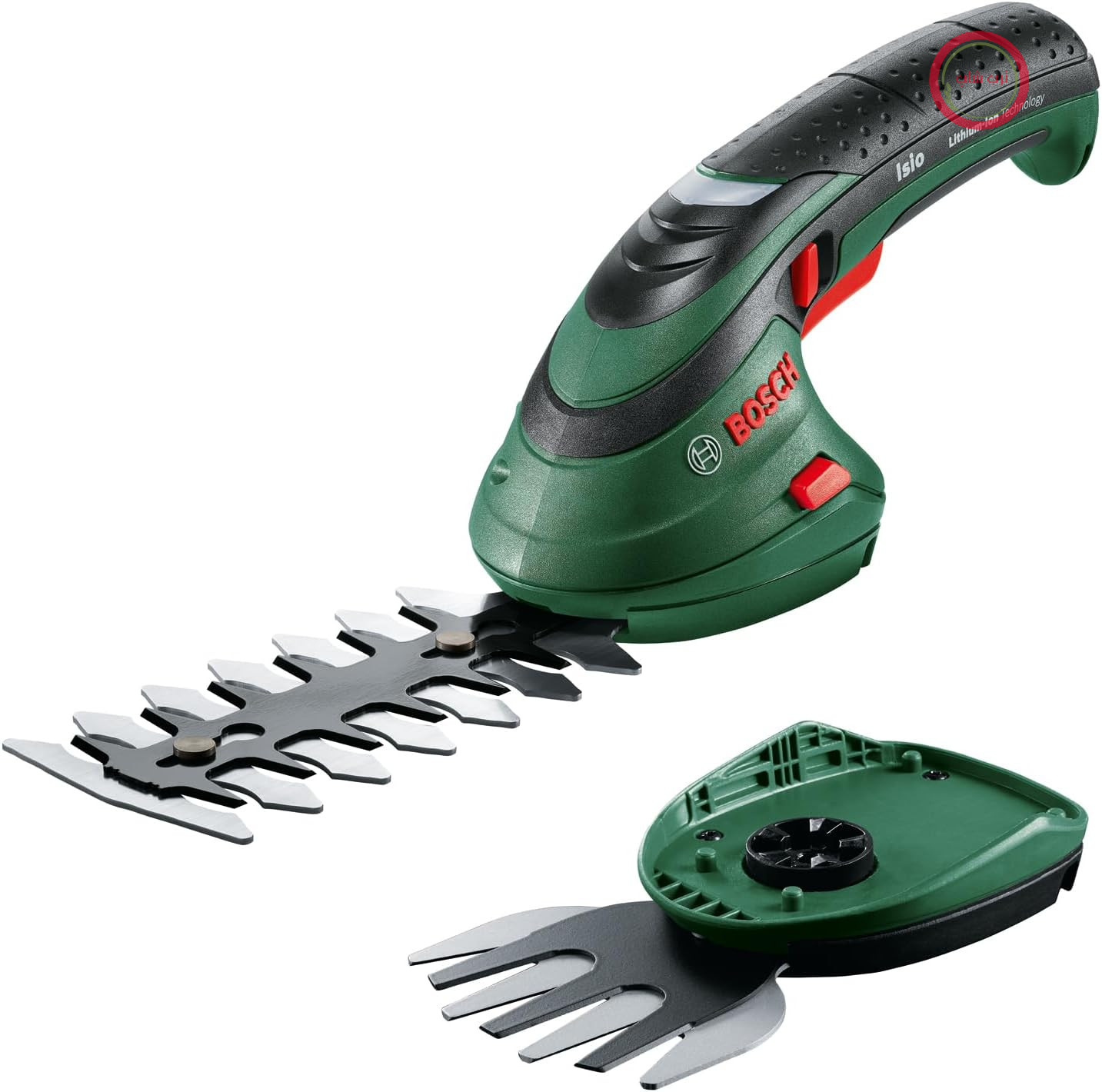 علف زن شمشاد زن باغبانی بوش آلمان Bosch Isio (3.6 ولت، طول تیغه 12 سانتی‌متر، فاصله تیغه 8