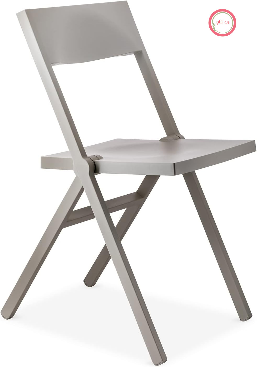 صندلی تاشو طرح‌دار Alessi Piana ASPN7032، از جنس پلی‌پروپیلن، تقویت‌شده با الیاف شیشه، خاکستری، ابعاد ۵ در ۶.۶۶ در ۲.۸ سانتی‌متر