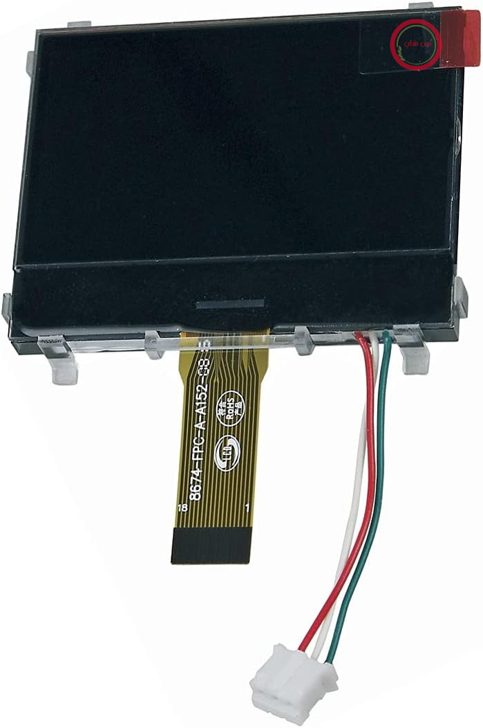 نمایشگر LCD اصلی Saeco 12001630 به همراه کابل و دوشاخه، همچنین سازگار با برخی از دستگاه‌های قهوه‌ساز Intelia HD8751 HD8752 HD8753، قهوه‌سازهای تمام اتوماتیک و Philips 421941300941