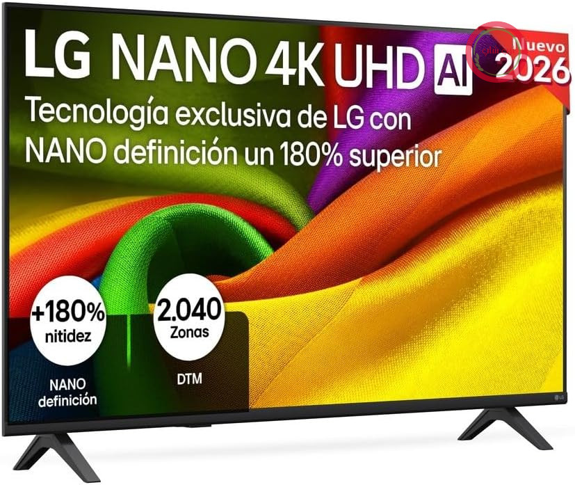 تلویزیون هوشمند ال جی 43NU850B6LA با کیفیت 4K UHD و هوش مصنوعی، سایز 43 اینچ (108 سانتی‌متر)