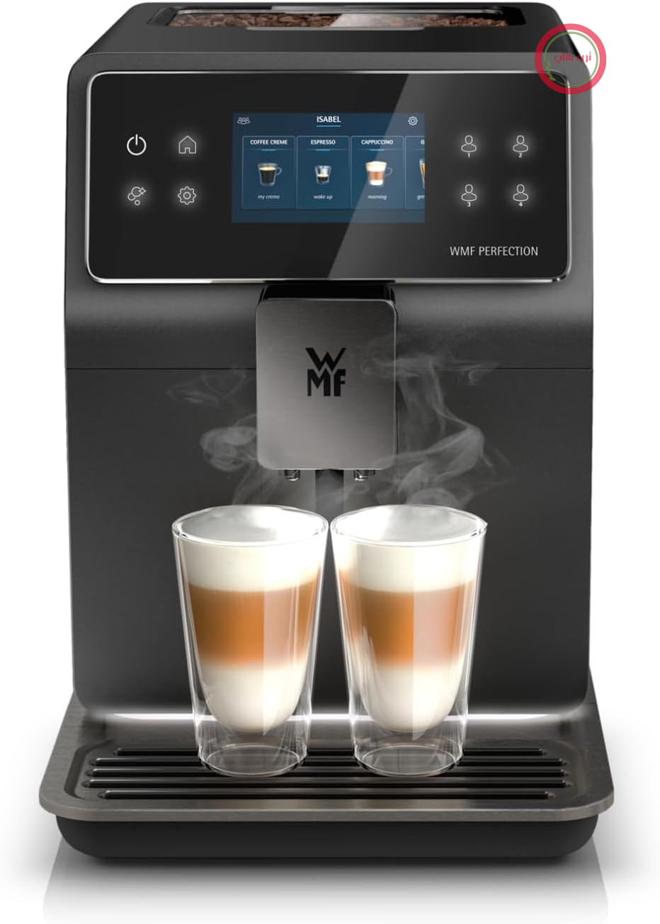 دستگاه قهوه ساز تمام اتوماتیک WMF Perfection 890L با سیستم شیر، ۱۸ نوع نوشیدنی خاص، ترموبلاک دوبل، آسیاب استیل ضد زنگ، پروفایل کاربری، ظرف شیر ۱ لیتری