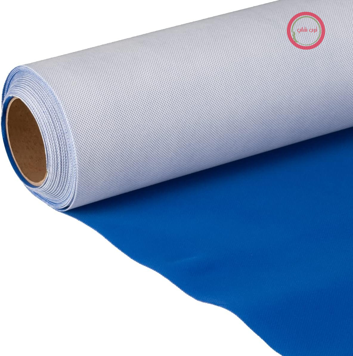 رول کاغذ زمینه مخمل Bresser، آبی کروماکی، 1.36x6 متر، بازتاب 4%، جاذب نور، قابل شستشو، با هسته مقوایی 47 میلی‌متری، مناسب برای استودیو عکاسی و فیلمبرداری