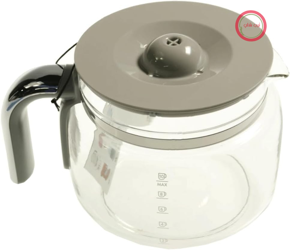 قوری شیشه‌ای ۶۹۷۶۵۰۰۷۶، DCGC01 سازگار با/قطعه جایگزین قهوه‌ساز Smeg DCF01 DCF02 Retro Style