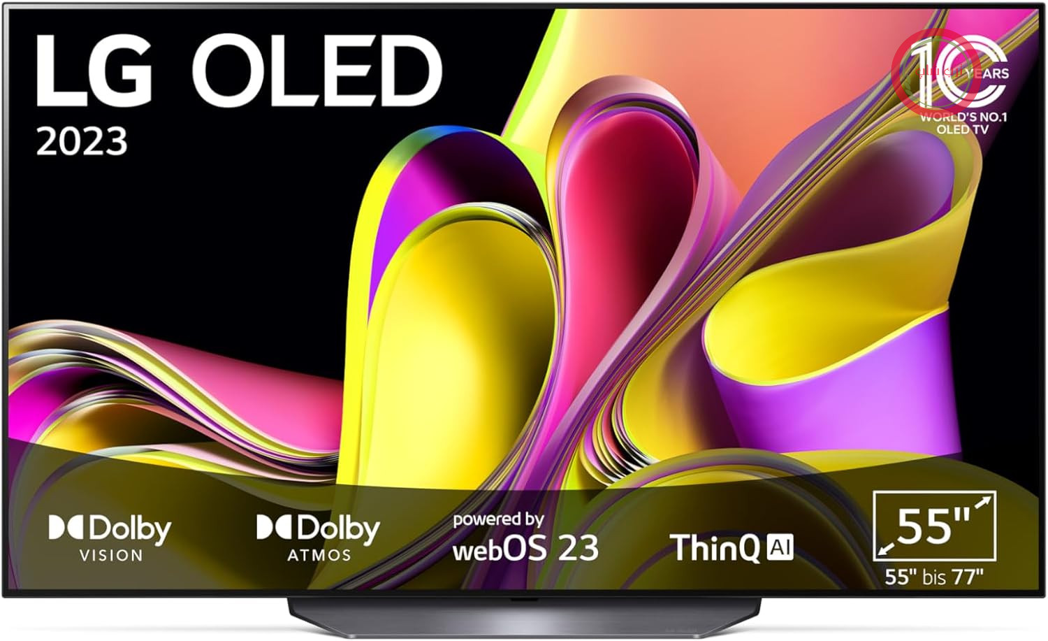 تلویزیون OLED ال‌جی مدل ۵۵B39LA، ۱۳۹ سانتی‌متر (۵۵ اینچ) (دالبی اتموس، حالت فیلمساز، ۱۲۰ هرتز) [مدل سال ۲۰۲۳]