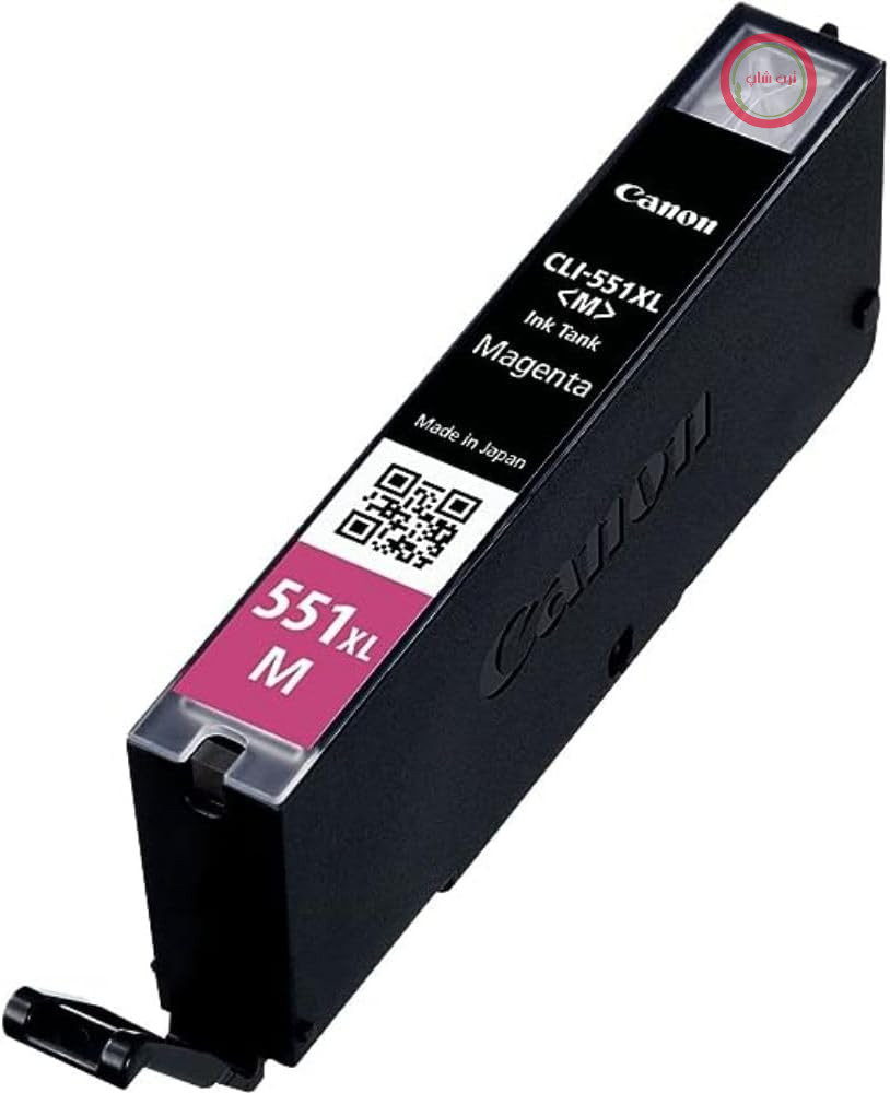 کارتریج جوهر اصلی کانن CLI-551M، اندازه استاندارد، قرمز، بسته‌بندی پلاستیکی (نسخه قدیمی)