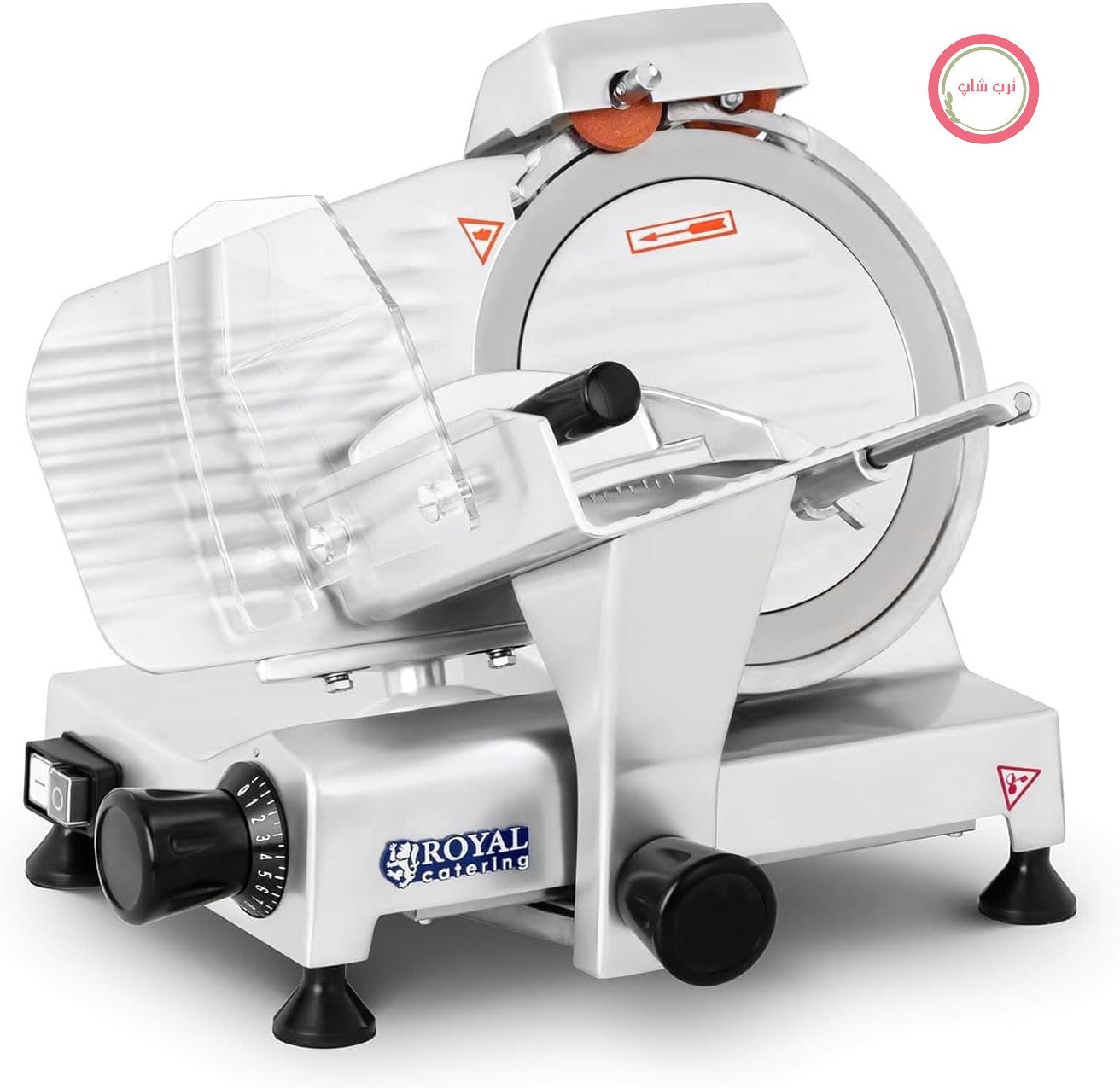 برش دهنده اسلایسر حرفه‌ای رویال کترینگ آلمان Royal Catering RCAM-220PRO، ۱۲۰ وات، تیغه ۲۲۰ میلی‌متر
