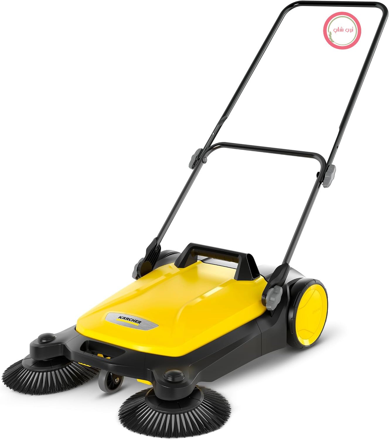 جارو مکانیکی سویپر کرشر آلمان Kärcher S 4 Twin، عرض 68 سانت، مخزن 20 لیتری