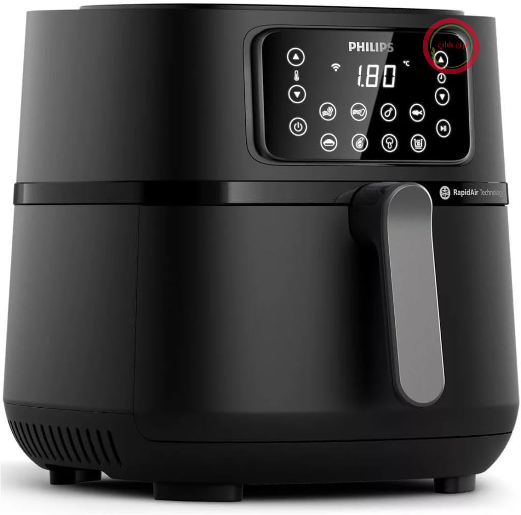 سرخ کن بدون روغن فیلیپس مدل Connected Airfryer XXL HD9285/96 سری 5000، 7.2 لیتر، 6 نفره، 16 برنامه از پیش تنظیم شده، مشکی