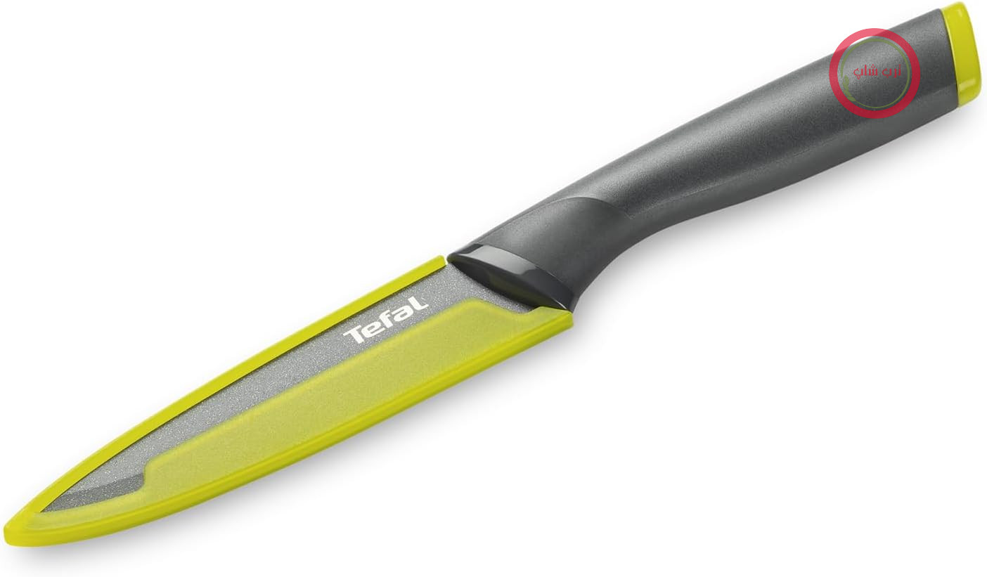 چاقوی آشپزخانه Tefal Fresh Universal، 12 سانتی‌متر، استیل ضد زنگ، آنتراسیت/زرد، 33 × 10 × 3.3 سانتی‌متر، 1 عدد