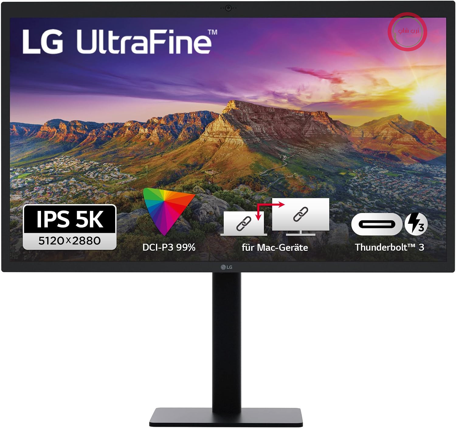 مانیتور ال جی Ultrafine 27MD5KLP-B، اپل IPS UHD 5K، 27 اینچ (5120 در 2880، 12 میلی‌ثانیه، 500 کاندلا بر متر مربع