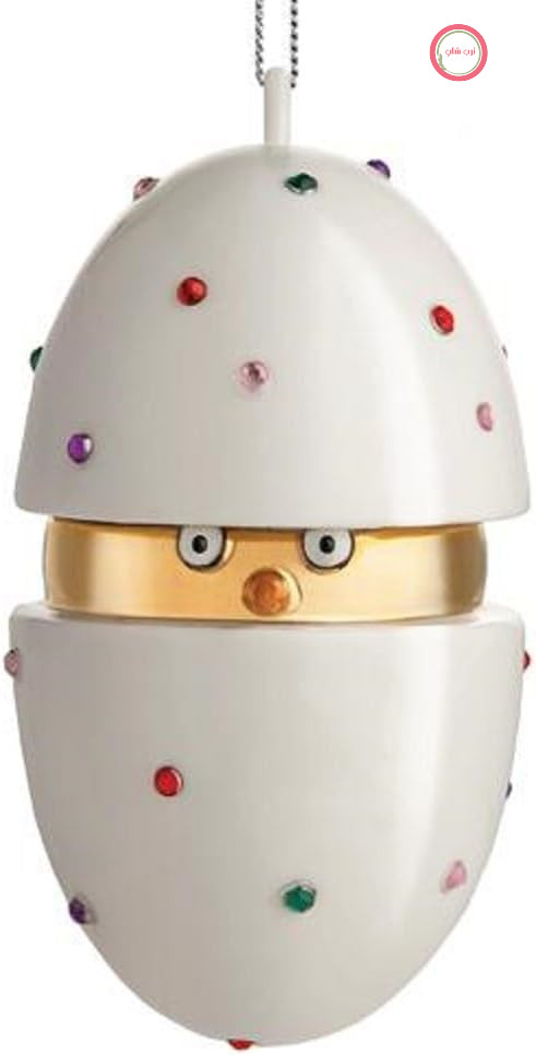 Alessi MJ16 1 Piacere, Pulcino il Grande Dekokugel - Porzellan. Handdekoriert.