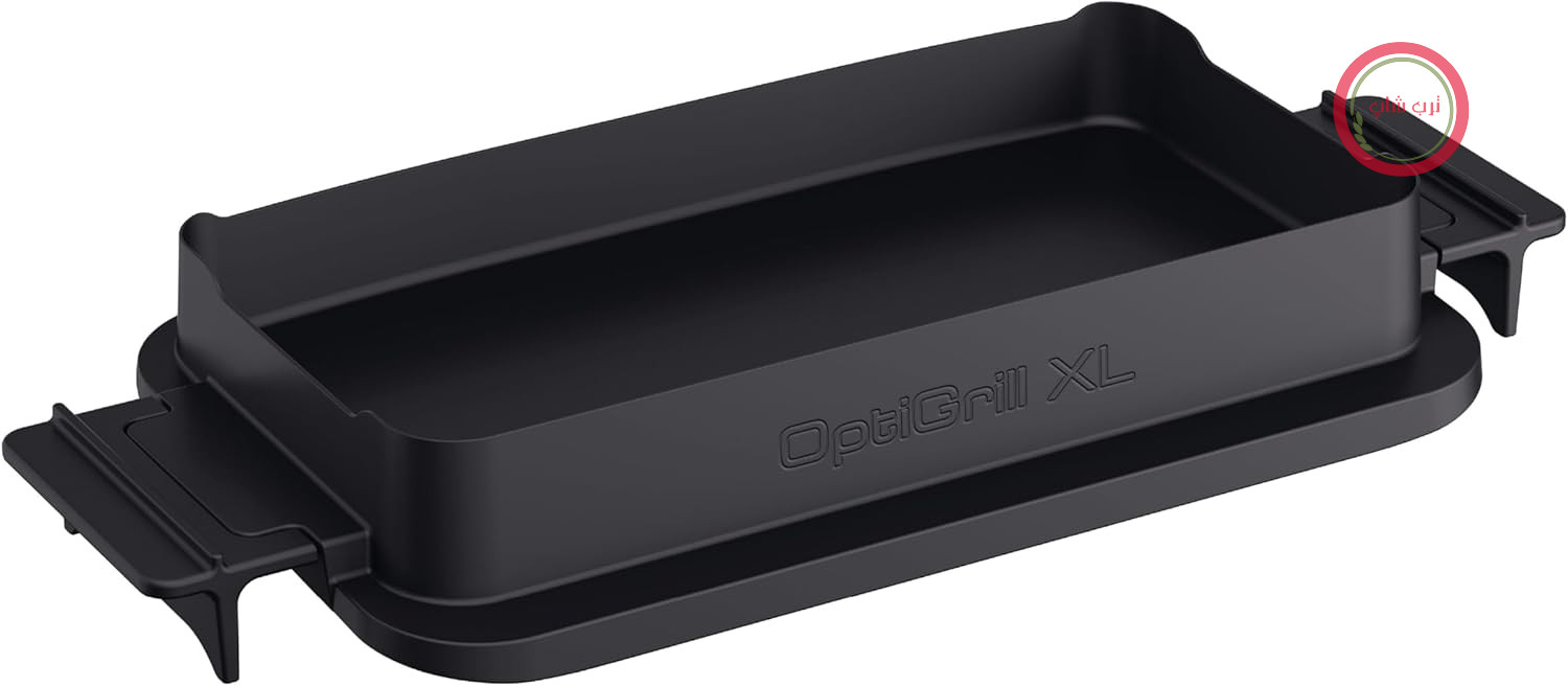 سینی فر جانبی Tefal OptiGrill XL، سازگار با OptiGrill 2-in-1 XL، OptiGrill را با عملکرد فر گسترش می‌دهد، آلومینیوم ریخته‌گری نچسب، مشکی، XA735810