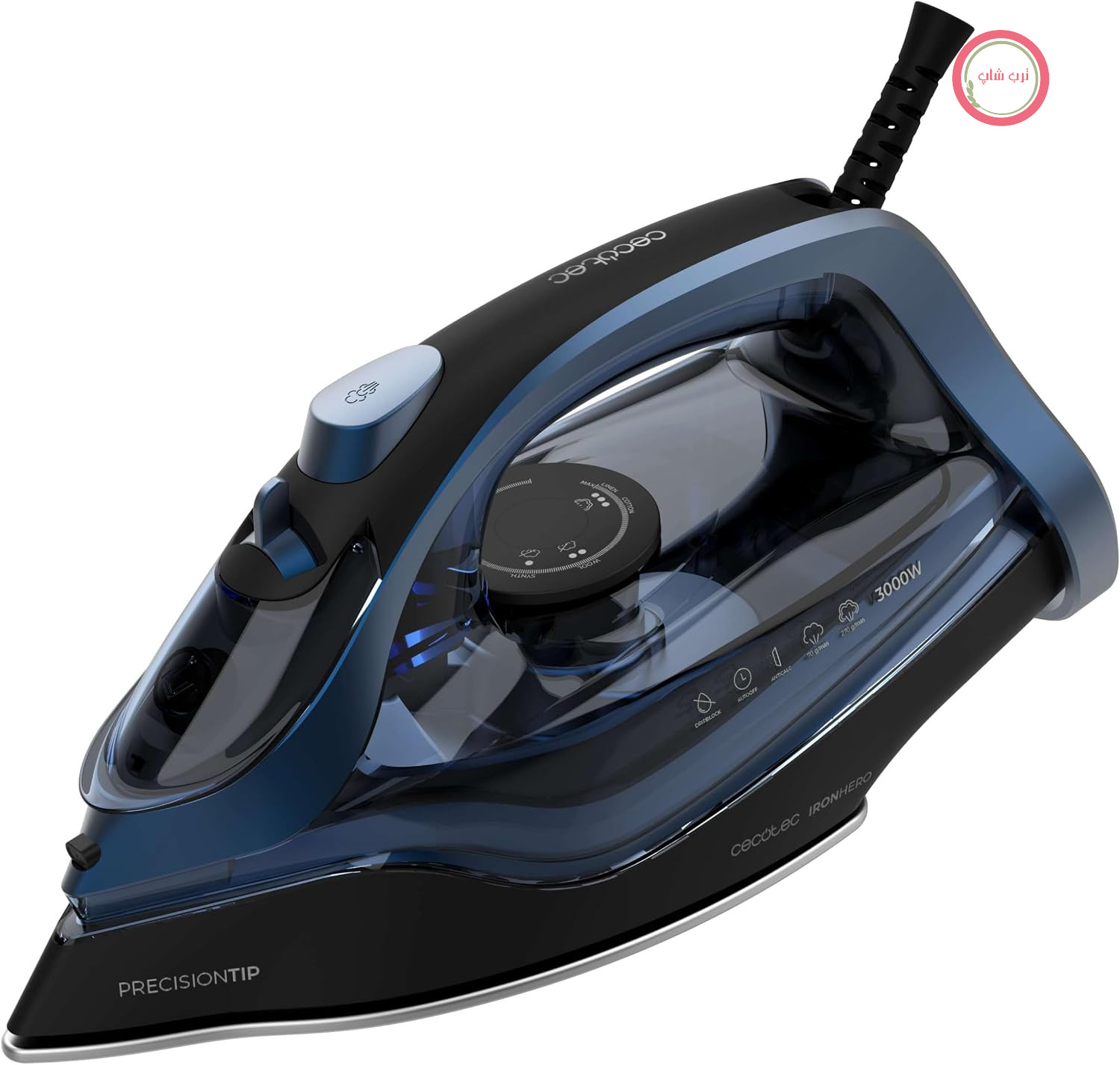 اتو بخار سرامیکی سکوتک اسپانیا Cecotec IronHero H - 3000 X - Treme با توان 3000 وات و سرعت 270 گرم در دقیقه