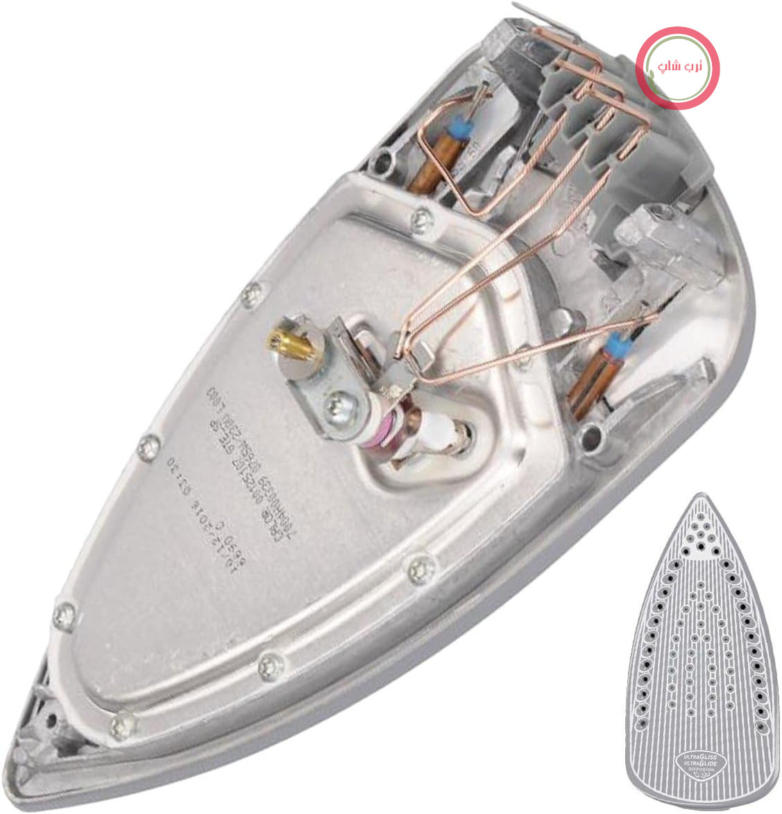 کفی آهنی اتو تفال CS-00113818 سازگار با Tefal GV5140، GV5240، GV7080، GV7120، GV7150، GV7250