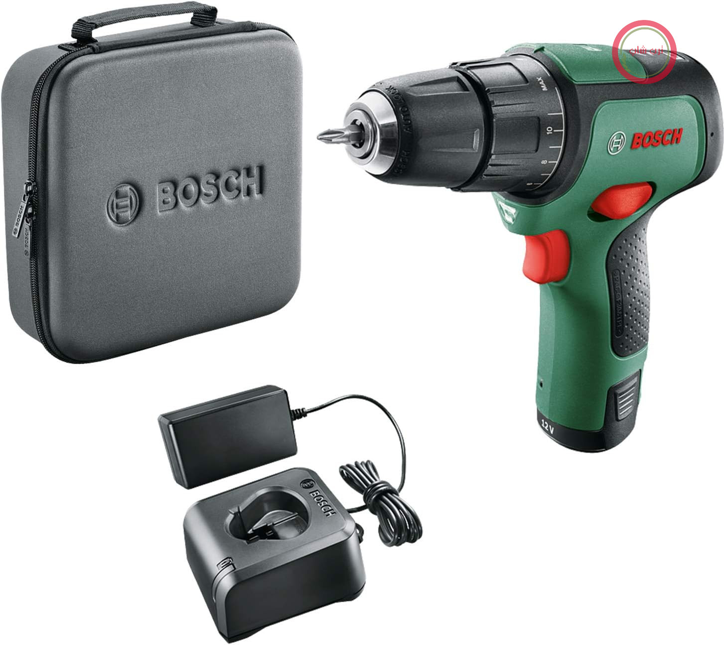 دریل پیچ گوشتی شارژی بوش آلمان Bosch مدل EasyImpact 12 (باتری، سیستم ۱۲ ولت، در کیف نرم)