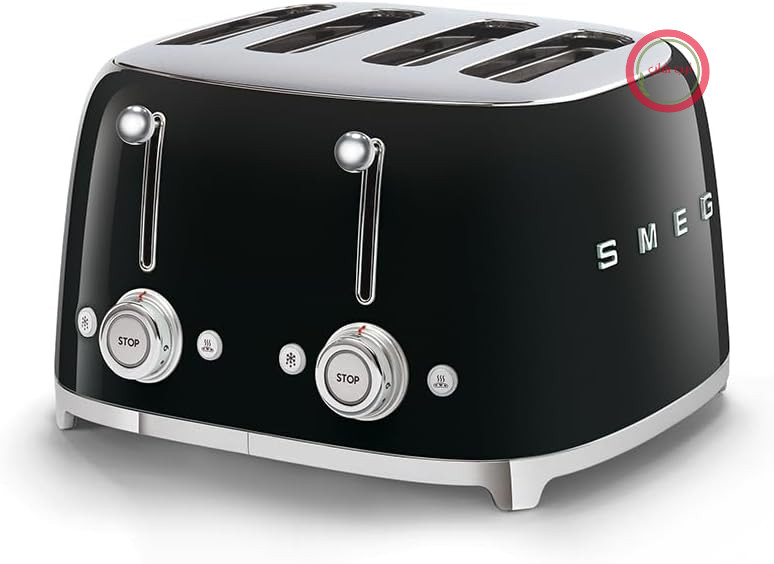 توستر اسمگ ایتالیا Smeg مدل TSF03BLEU مشکی چهار اسلات