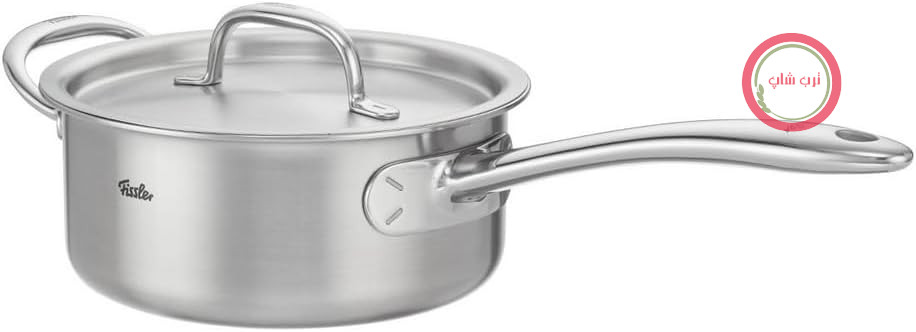قابلمه Fissler M5 Pro-Ply®، 16 سانتی‌متر با درب فلزی - ساخت آلمان، جنس چندلایه 5 لایه Pro-Ply™، بدون پرچ، استیل ضد زنگ 18/10، سازگار با اجاق القایی
