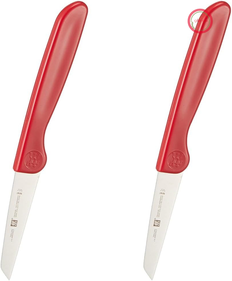 چاقوی آشپزخانه Zwilling - مدل 1002669 - 70 میلی‌متر - قرمز (بسته با 2 عدد)
