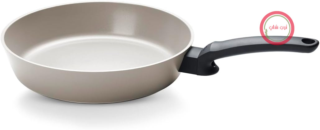 تابه راحتی Fissler Ceratal® Evo (28 سانتی‌متر، خاکستری گرم) – ساخت آلمان، تابه سرامیکی بدون PFAS/PTFE، پایه CookStar®، سازگار با القای حرارتی
