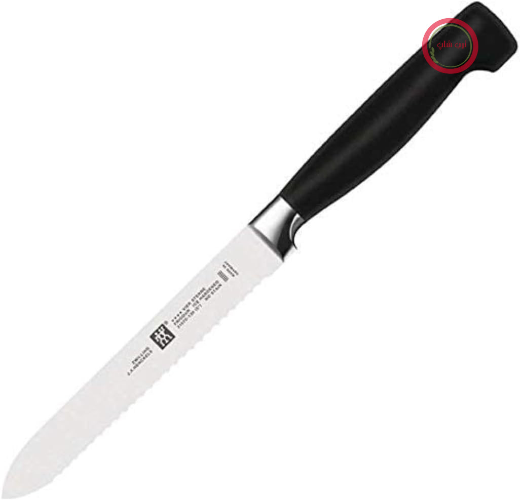 چاقو چند منظوره 13 سانت زولینگ آلمان ZWILLING Vier چهار ستاره استیل ضد زنگ مخصوص دسته ارگونومیک تولید آلمان
