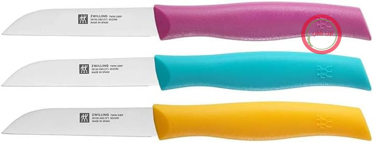 ست چاقوهای آشپزخانه Zwilling مدل 38099-000 با دسته ضد لغزش - 3 تکه - رنگ‌های متنوع