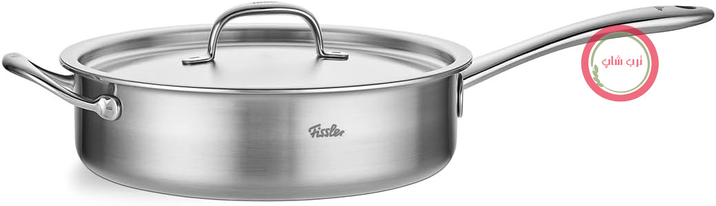 دستگاه سرخ کردن Fissler M5 Pro-Ply® سایز ۲۸ سانتی‌متر با درب فلزی – ساخت آلمان، جنس چندلایه ۵ لایه Pro-Ply™، بدون پرچ®، استیل ضد زنگ ۱۸/۱۰، سازگار با فرآیند القایی