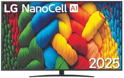 تلویزیون ال‌جی AI NANO81 (2025) 86 اینچ NanoCell UHD 4K - 86NANO81A6A