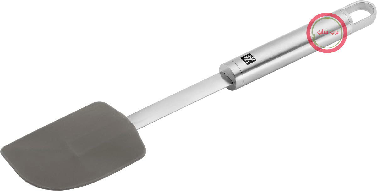 چاقوی مخلوط کردن خمیر ZWILLING Pro - جنس استیل ضد زنگ و سیلیکون خوراکی - طول 28 سانتی‌متر - نقره‌ای