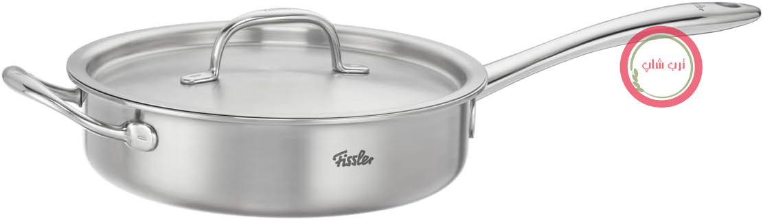 سرخ‌کن Fissler M5 Pro-Ply® سایز ۲۴ سانتی‌متر با درب فلزی – ساخت آلمان، جنس چندلایه ۵ لایه Pro-Ply™، بدون پرچ®، استیل ضد زنگ ۱۸/۱۰، سازگار با روش القایی