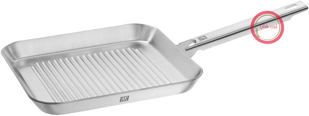 ماهیتابه گریل بدون روکش زولینگ آلمان ZWILLING Plus  در 24 سانتی متر برای تمام اجاق‌ها