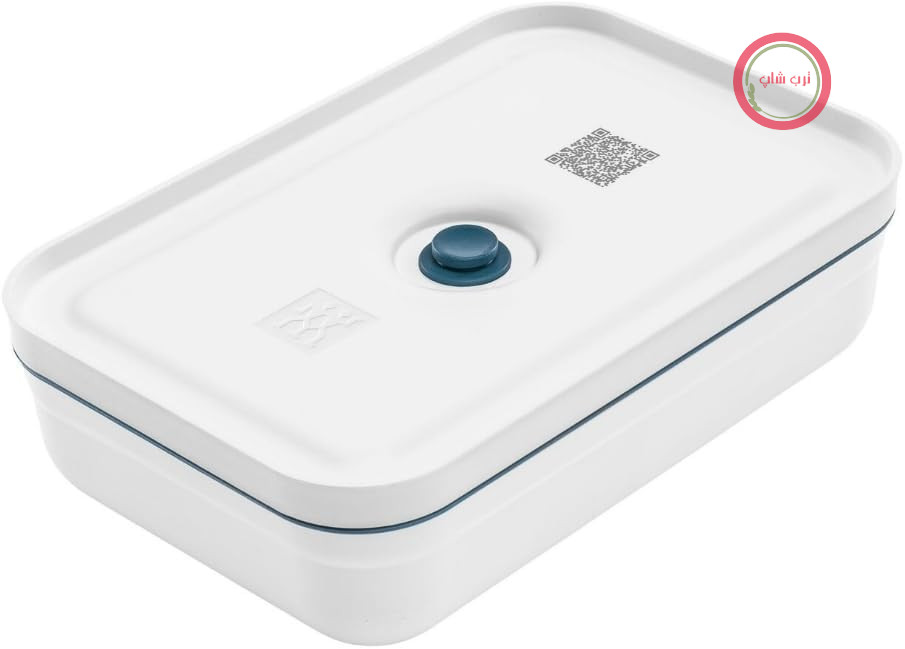 ظرف غذا وکیوم زولینگ آلمان ZWILLING Fresh & Save - مدل L، ابعاد تخت، پلاستیکی، سفید - لا مر